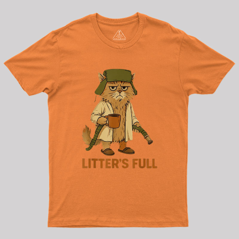 Litters Full Funny Cat Lovers Christmas Xmas Geek T-Shirt