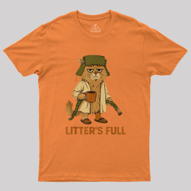 Litters Full Funny Cat Lovers Christmas Xmas Geek T-Shirt