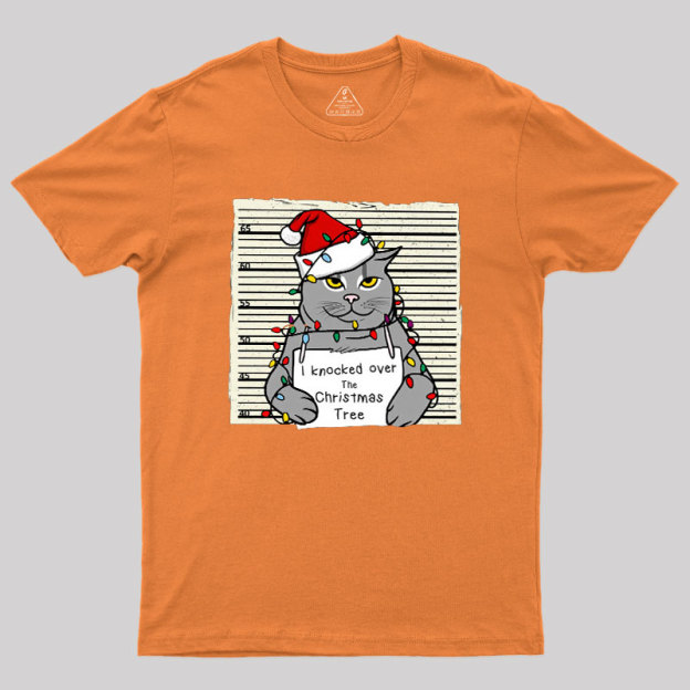 Christmas Cat Geek T-Shirt