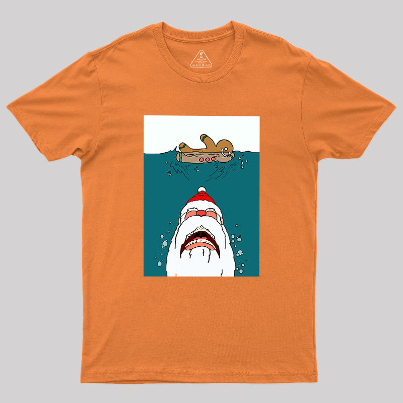 Santa Shark Geek T-Shirt
