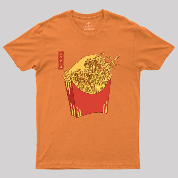 Fries Tsunami Geek T-Shirt
