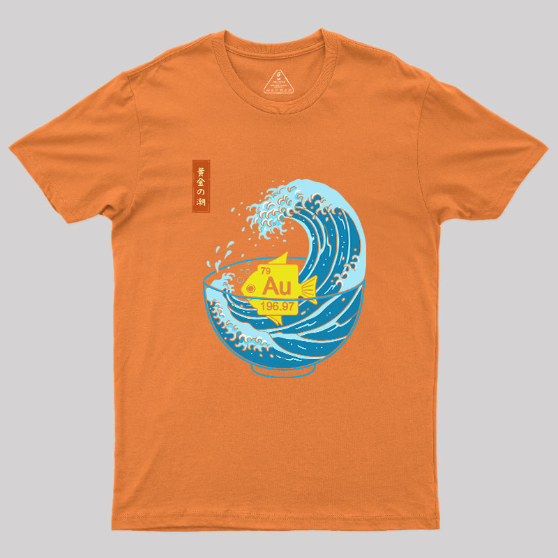 Golden Wave Geek T-Shirt