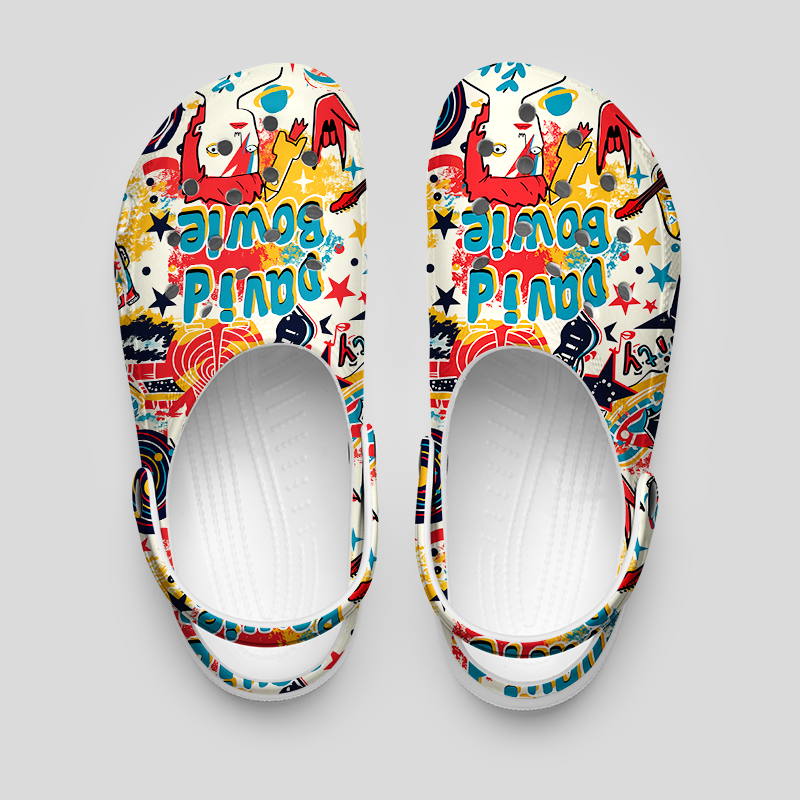 Graffiti Street Art Geek Rubber Clogs