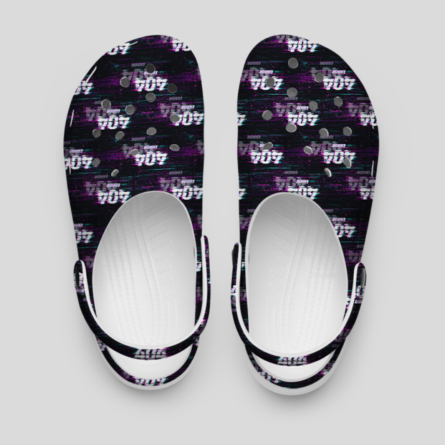 Error 404 Geek Rubber Clogs