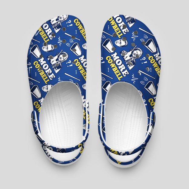 More Cowbell Geek Rubber Clogs