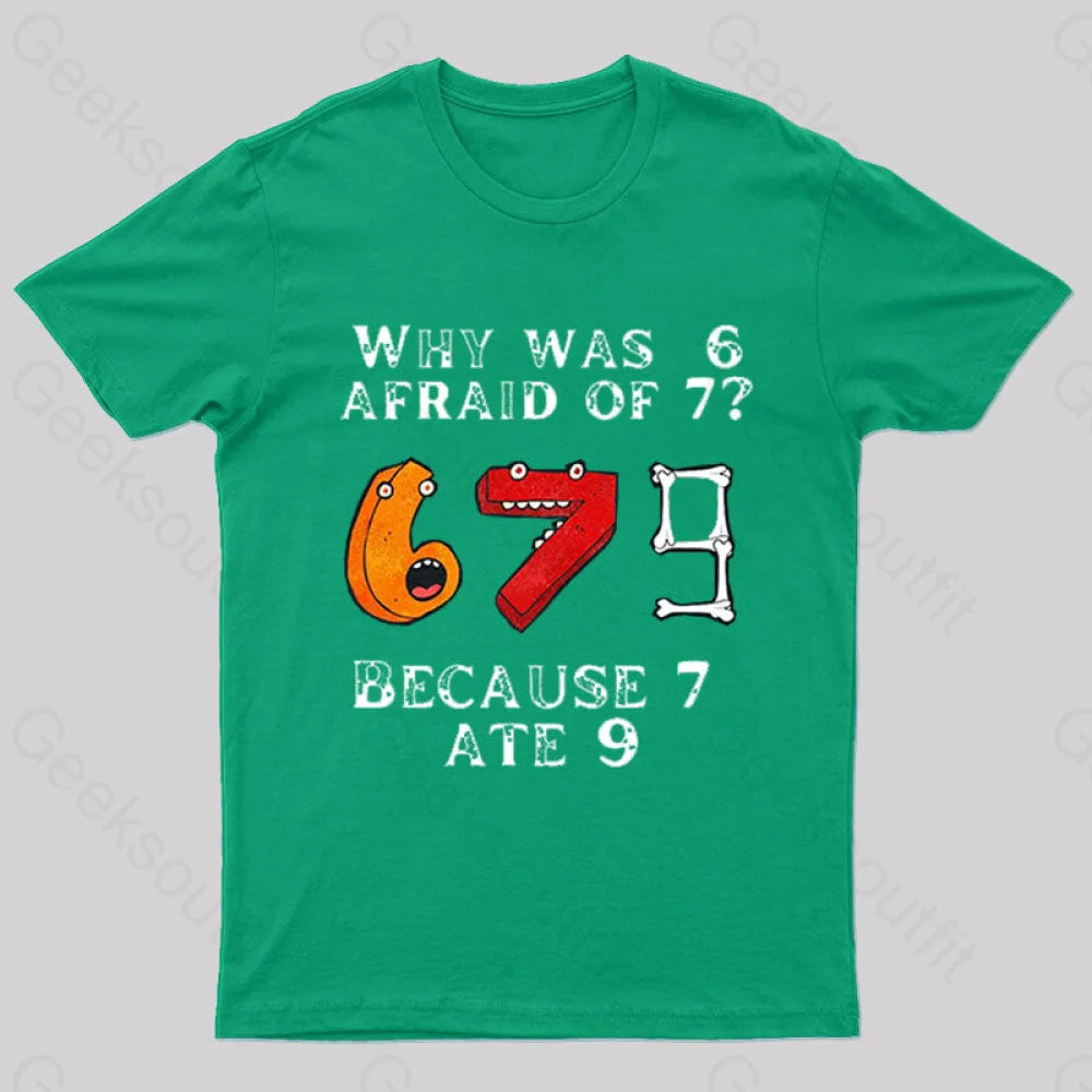 7 Ete 9 Geek T-Shirt Green / S