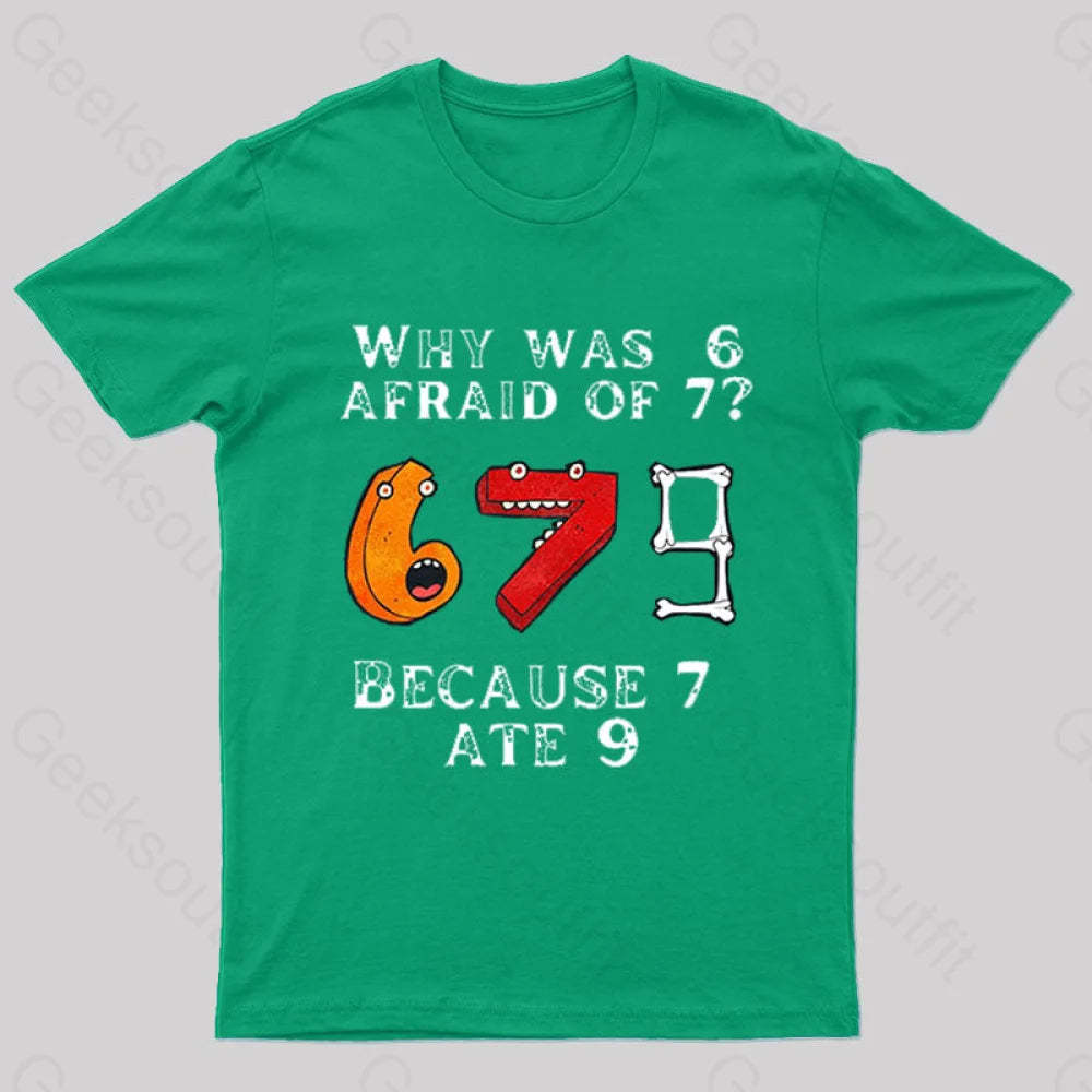 7 Ete 9 Geek T-Shirt Green / S