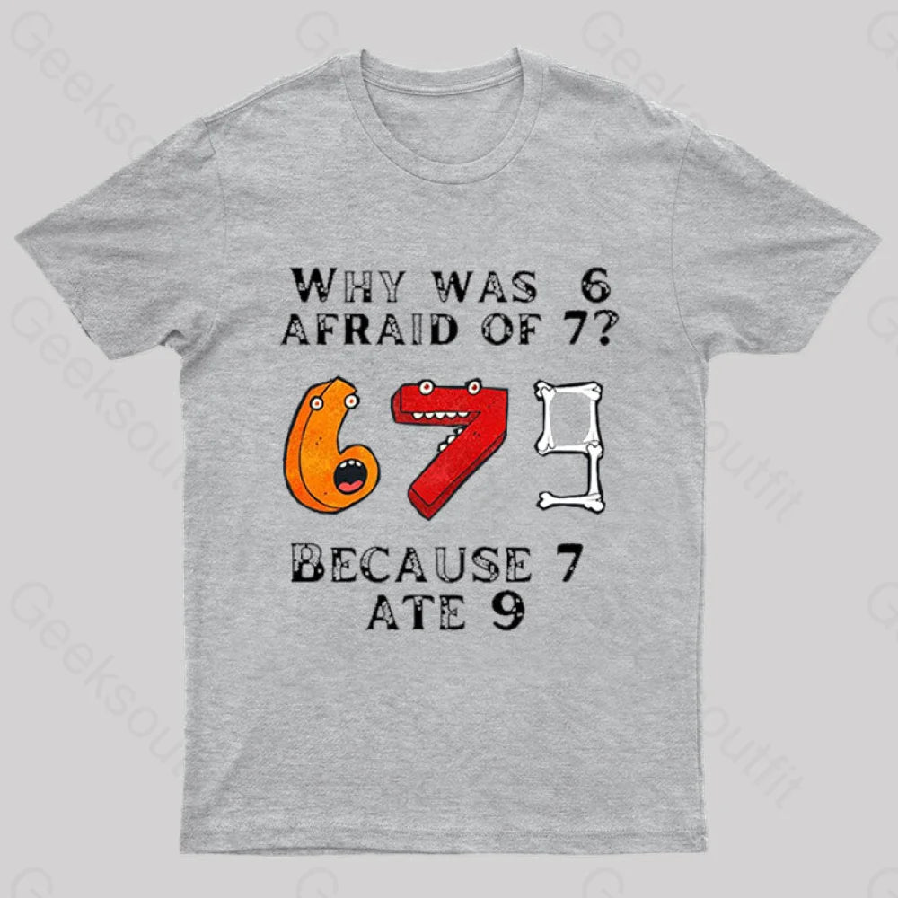7 Ete 9 Geek T-Shirt Grey / S