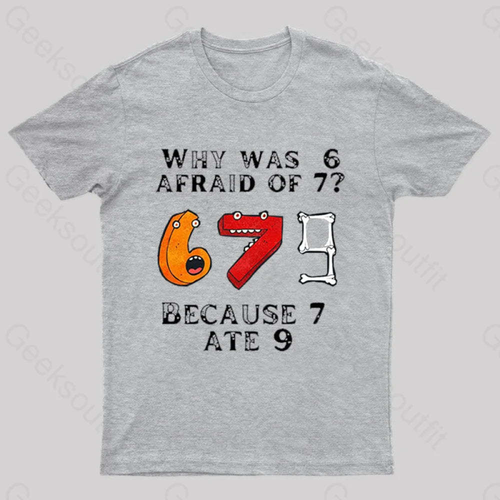 7 Ete 9 Geek T-Shirt Grey / S