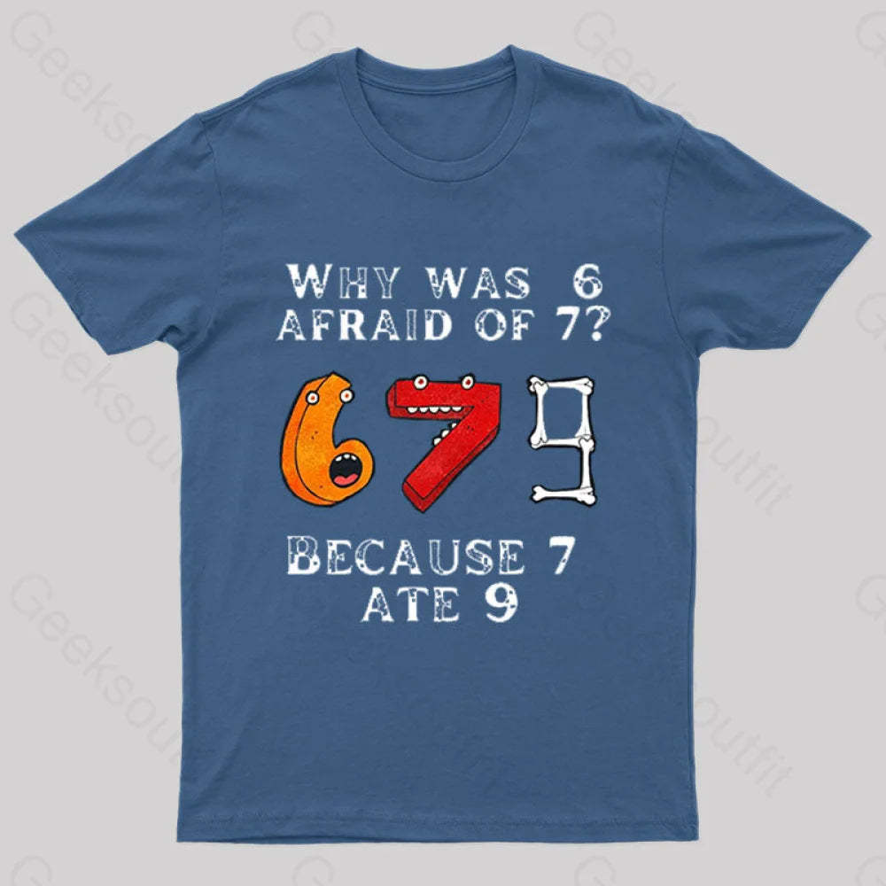7 Ete 9 Geek T-Shirt Navy / S