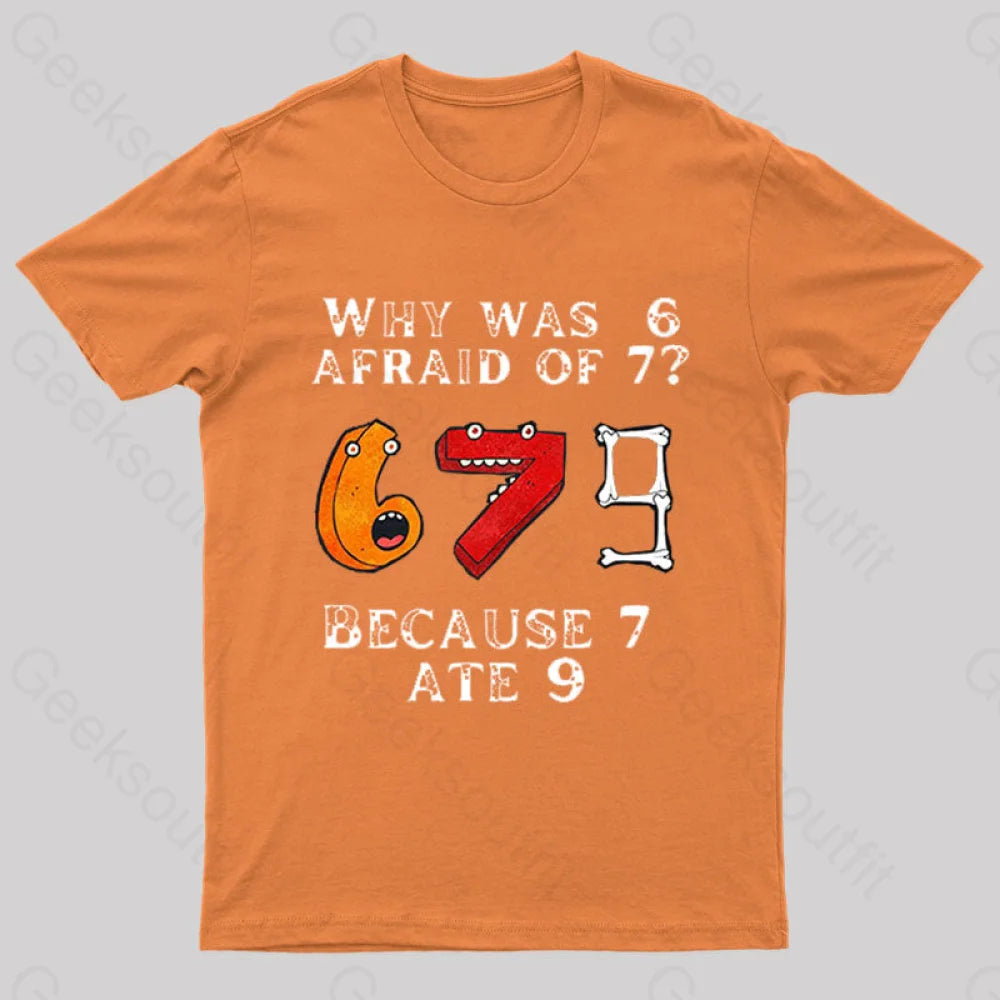 7 Ete 9 Geek T-Shirt Orange / S