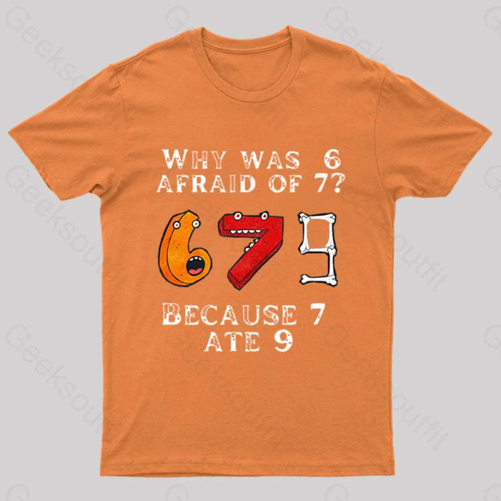 7 Ete 9 Geek T-Shirt Orange / S
