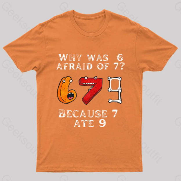 7 Ete 9 Geek T-Shirt Orange / S
