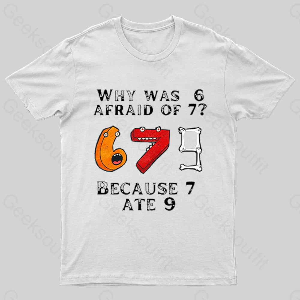7 Ete 9 Geek T-Shirt White / S