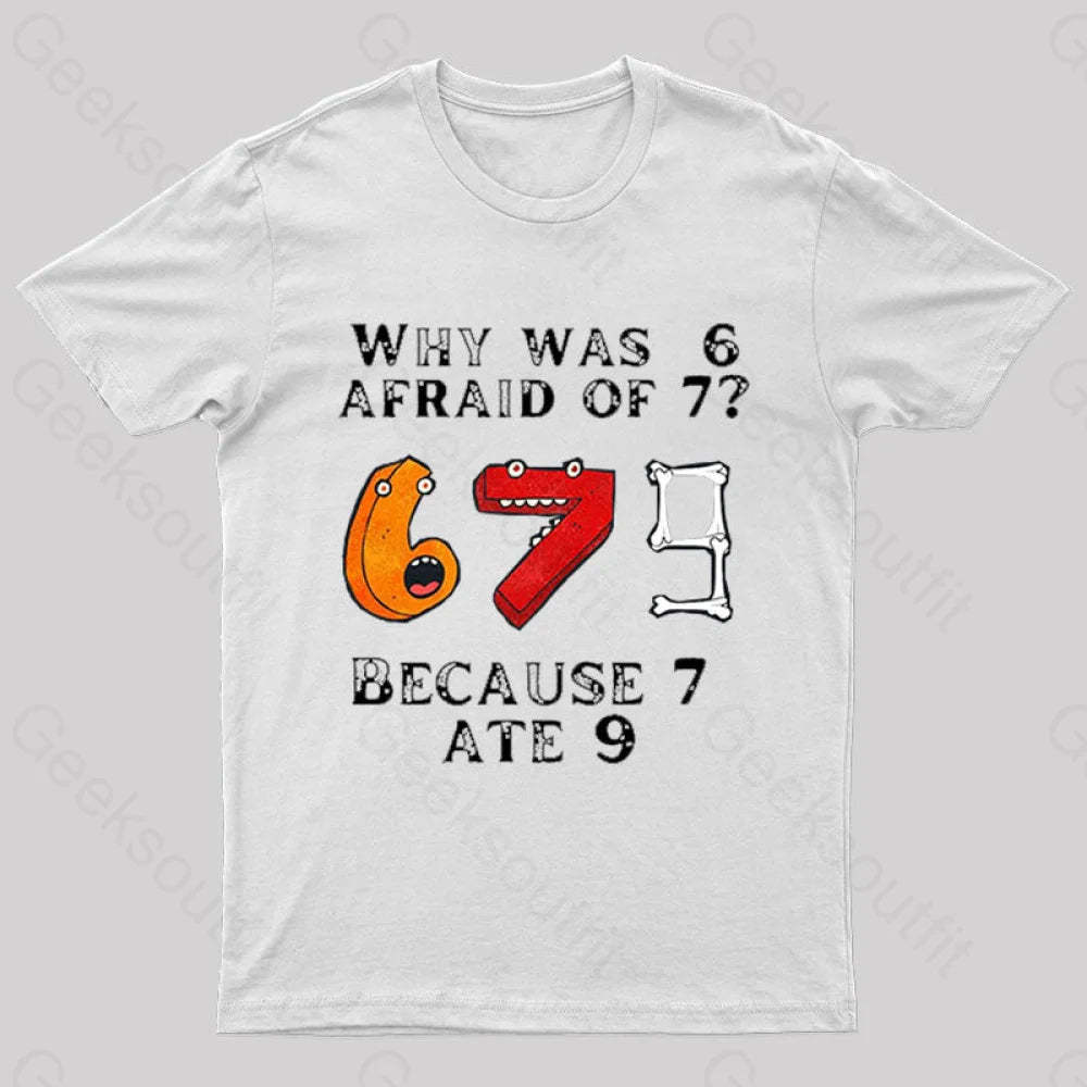 7 Ete 9 Geek T-Shirt White / S