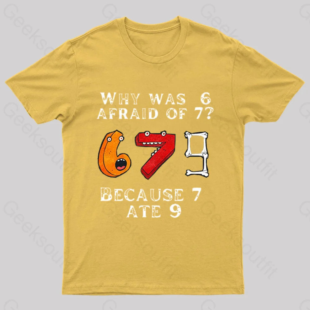 7 Ete 9 Geek T-Shirt Yellow / S