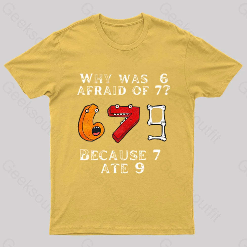 7 Ete 9 Geek T-Shirt Yellow / S