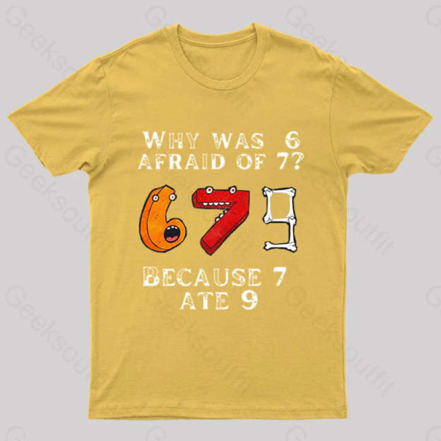 7 Ete 9 Geek T-Shirt Yellow / S