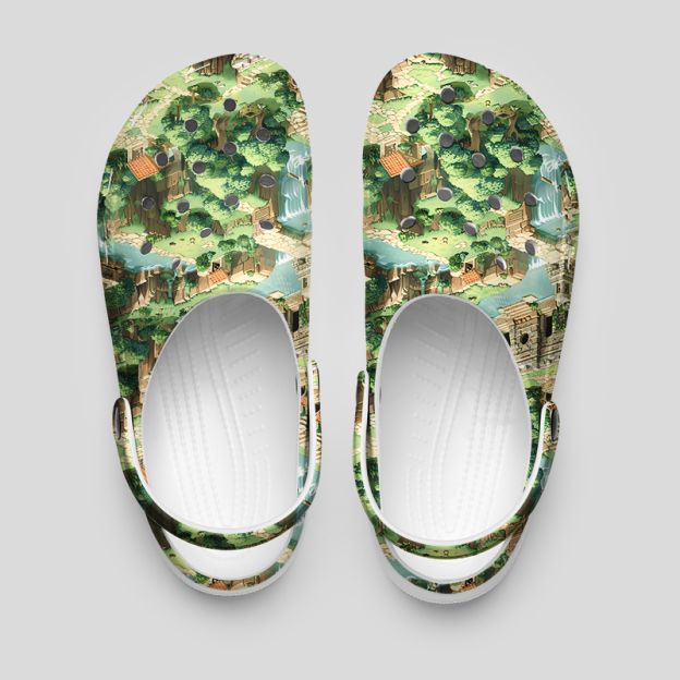 Stardew Valley RPG Game Geek Rubber Clogs