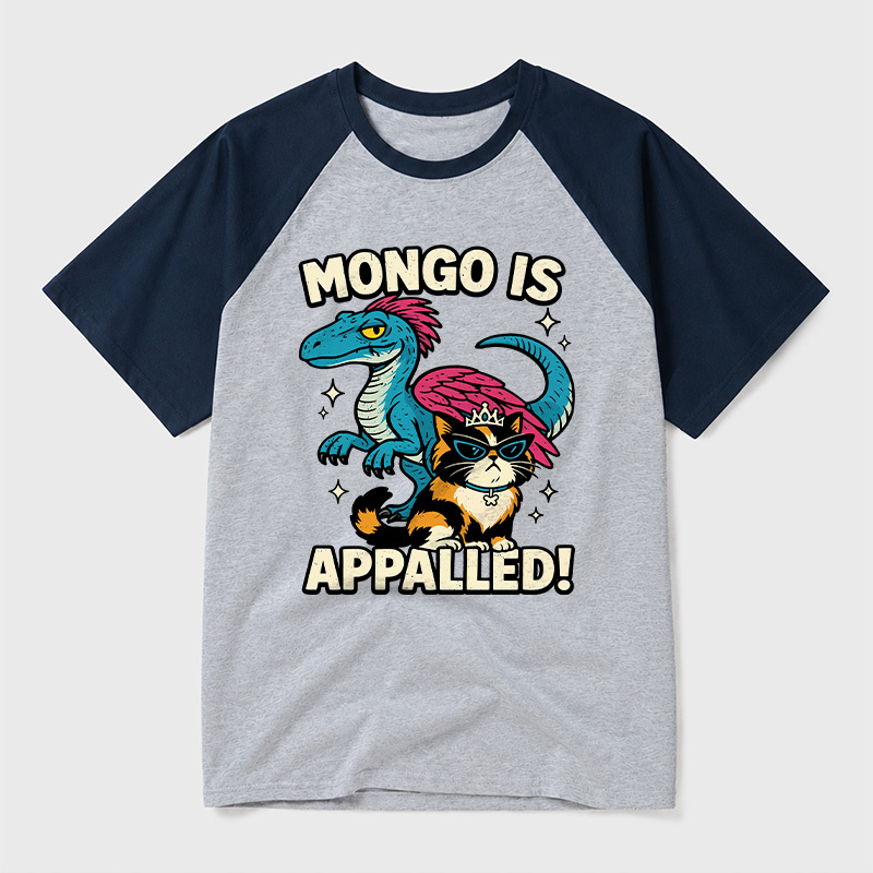 Mongo is Appalled Geek Retro Raglan T-Shirt