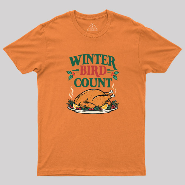 Winter Bird Count Geek T-Shirt