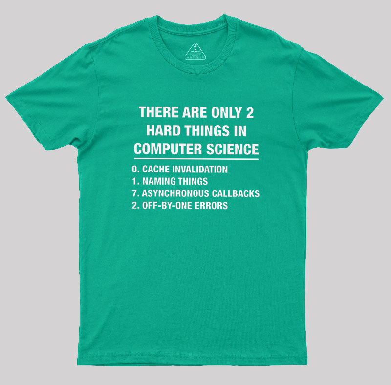 The Two Hard Things Geek T-Shirt