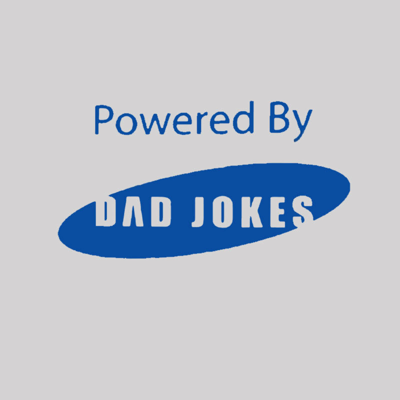 Powered by Dad Jokes Geek T-Shirt