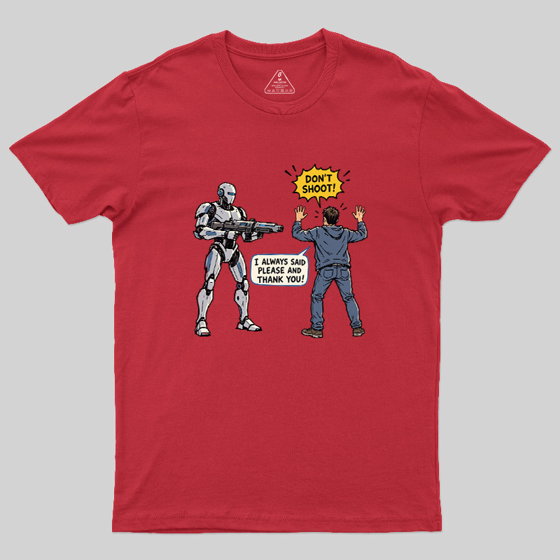 Polite Survival Geek T-Shirt