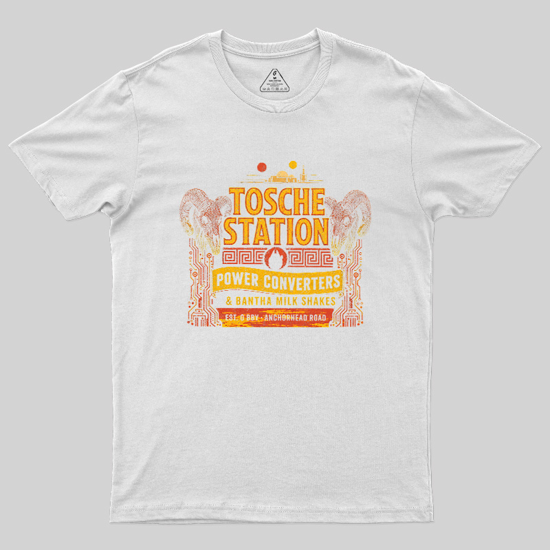 Space Fuel Stop Power Converter Geek T-Shirt