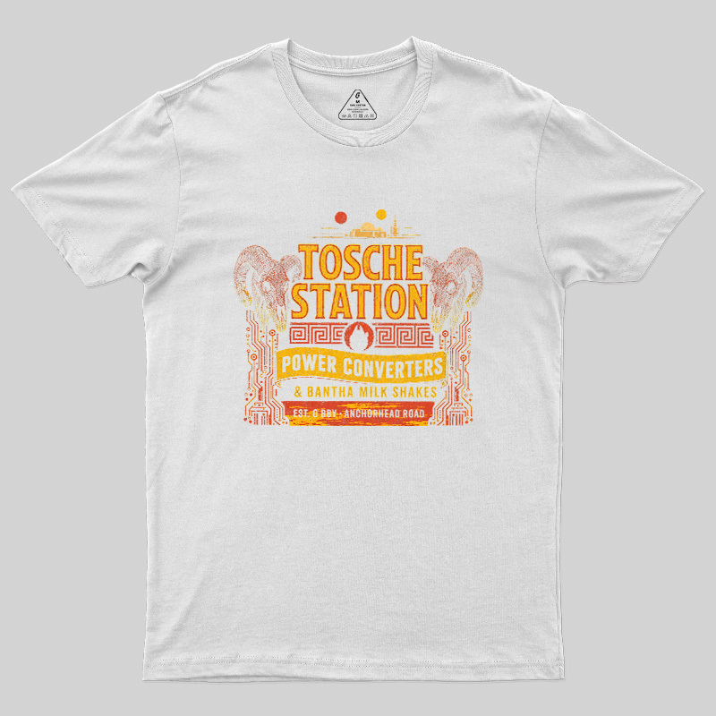 Space Fuel Stop Power Converter Geek T-Shirt