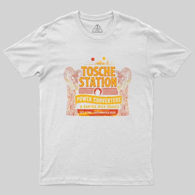 Space Fuel Stop Power Converter Geek T-Shirt