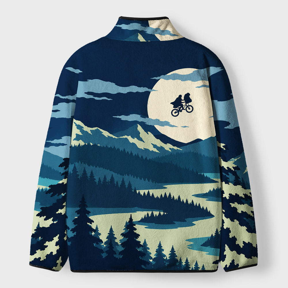 Moonlit Ride Geek Polar Fleece Full-Zip Jacket