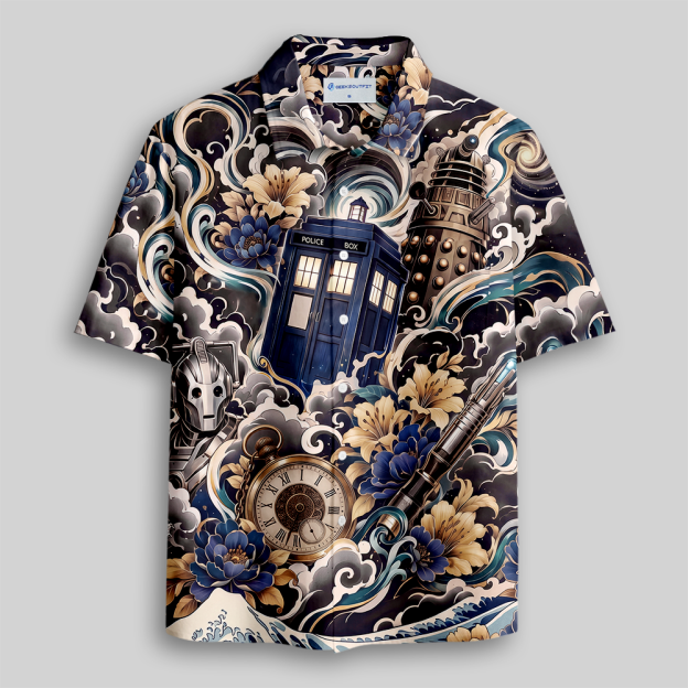Temporal Breakdown Button Up Pocket Shirt
