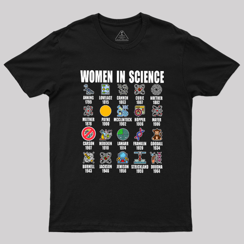 Women in Science Geek T-Shirt