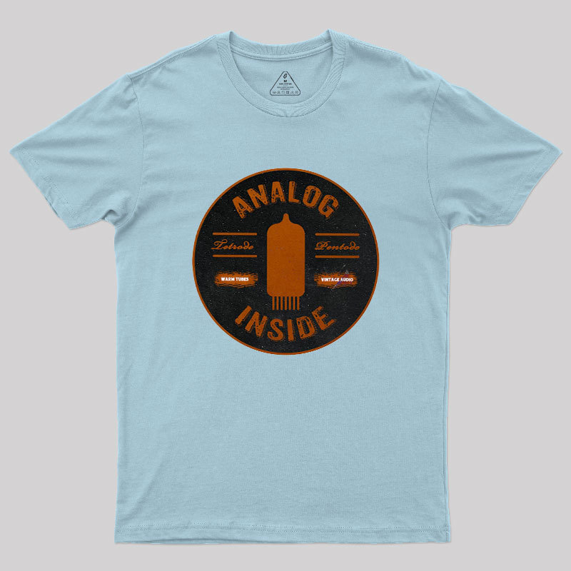 Analog Inside Retro Tubes Geek T-Shirt