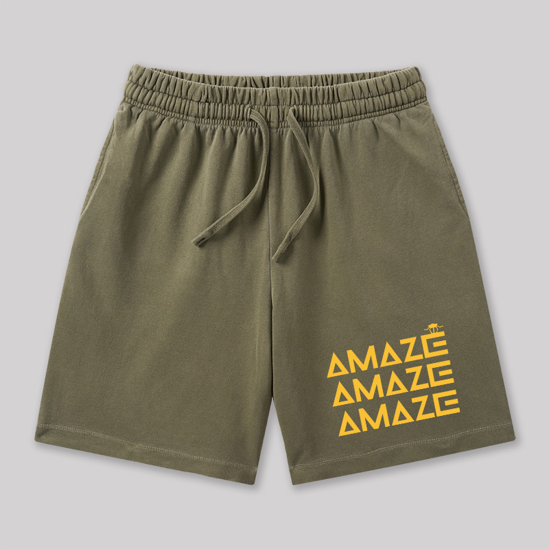 Amaze Rocky Geeky Washed Shorts