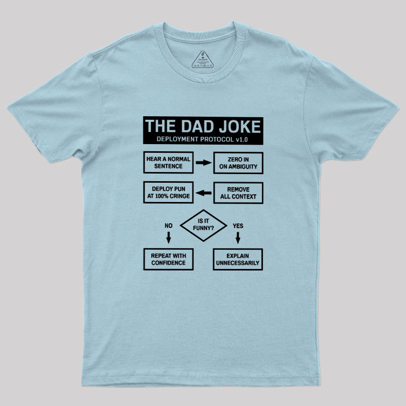 Dad Jokes Deployment Protocol Geek T-Shirt