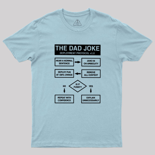Dad Jokes Deployment Protocol Geek T-Shirt