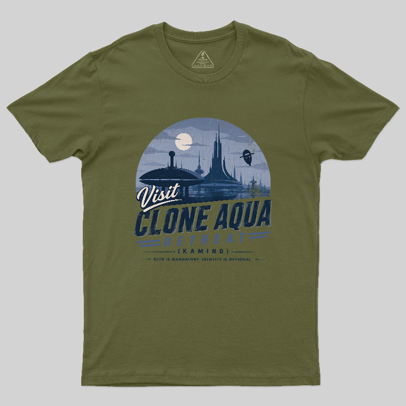Clone Aqua Retreat Geek T-Shirt
