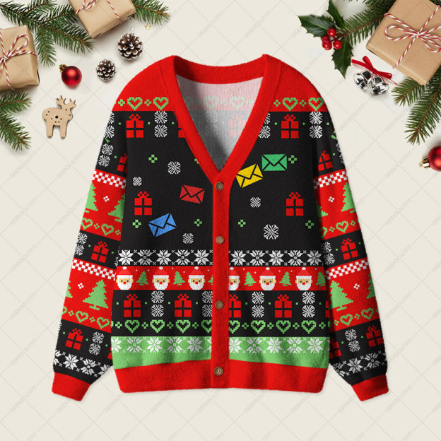 This Christmas Party Geek Ugly Cardigan Sweaters 