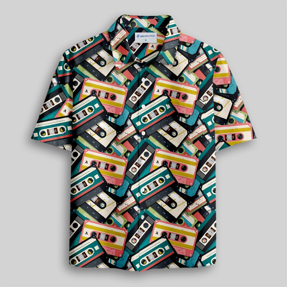 Vintage Tape Button Up Pocket Shirt