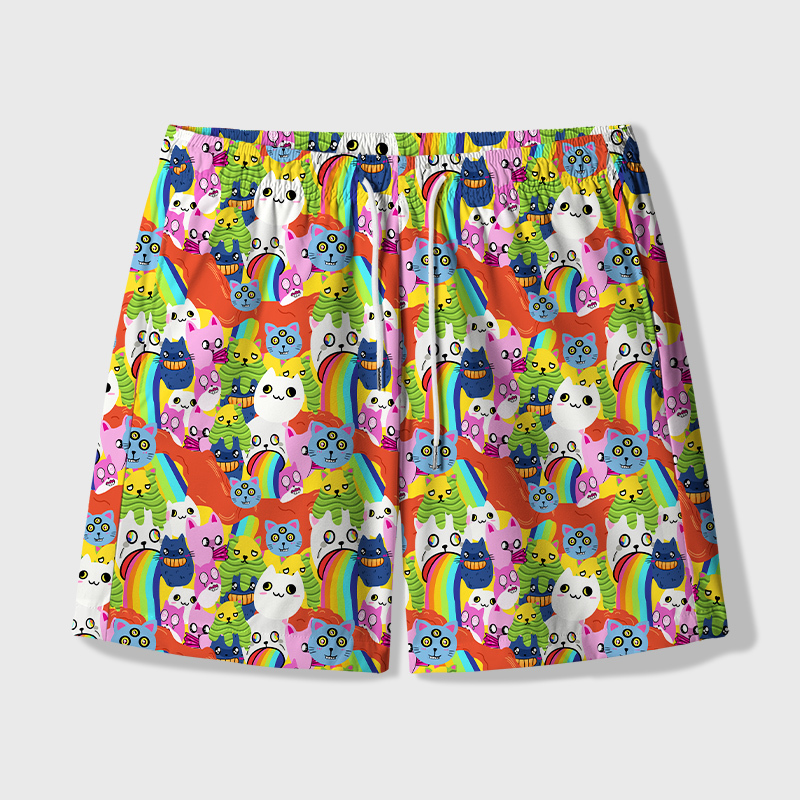 Geeksoutfit Geek Hawaiian Swim Trunks for Sale