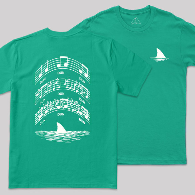 Oceanic Melody Tide Front and Back Printed Geek T-Shirt