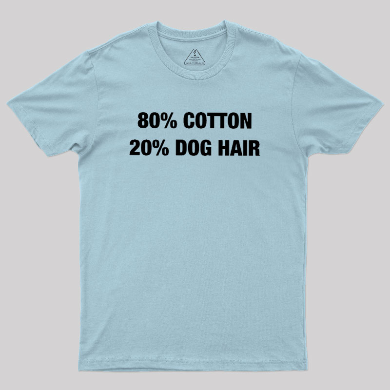 80 Cotton 20 Dog Hair Geek T-Shirt