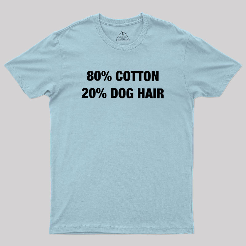 80 Cotton 20 Dog Hair Geek T-Shirt