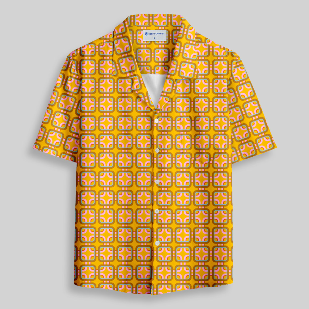 The Shining Humor Room Rug Button Up Pocket Shirt