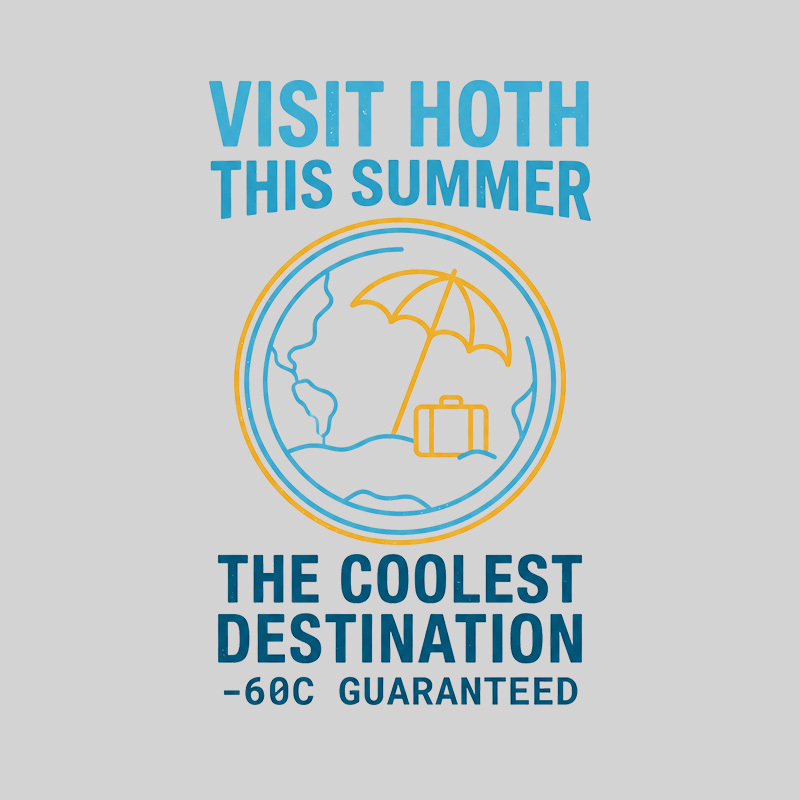 Visit the Coolest Ice Planet This Summer Geek T-Shirt