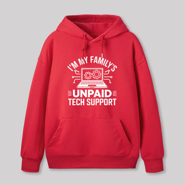 I'm My Family's Unpaid Tech Support Geek Hoodie