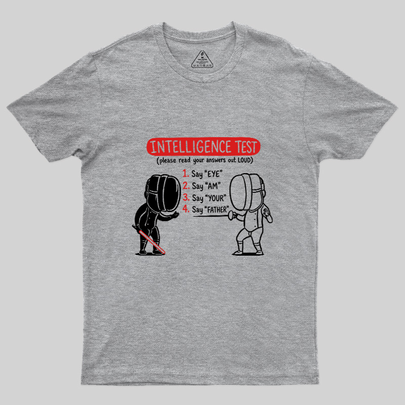 Intelligence Test Geek T-Shirt
