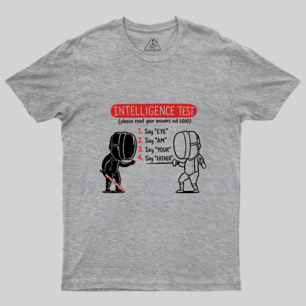 Intelligence Test Geek T-Shirt